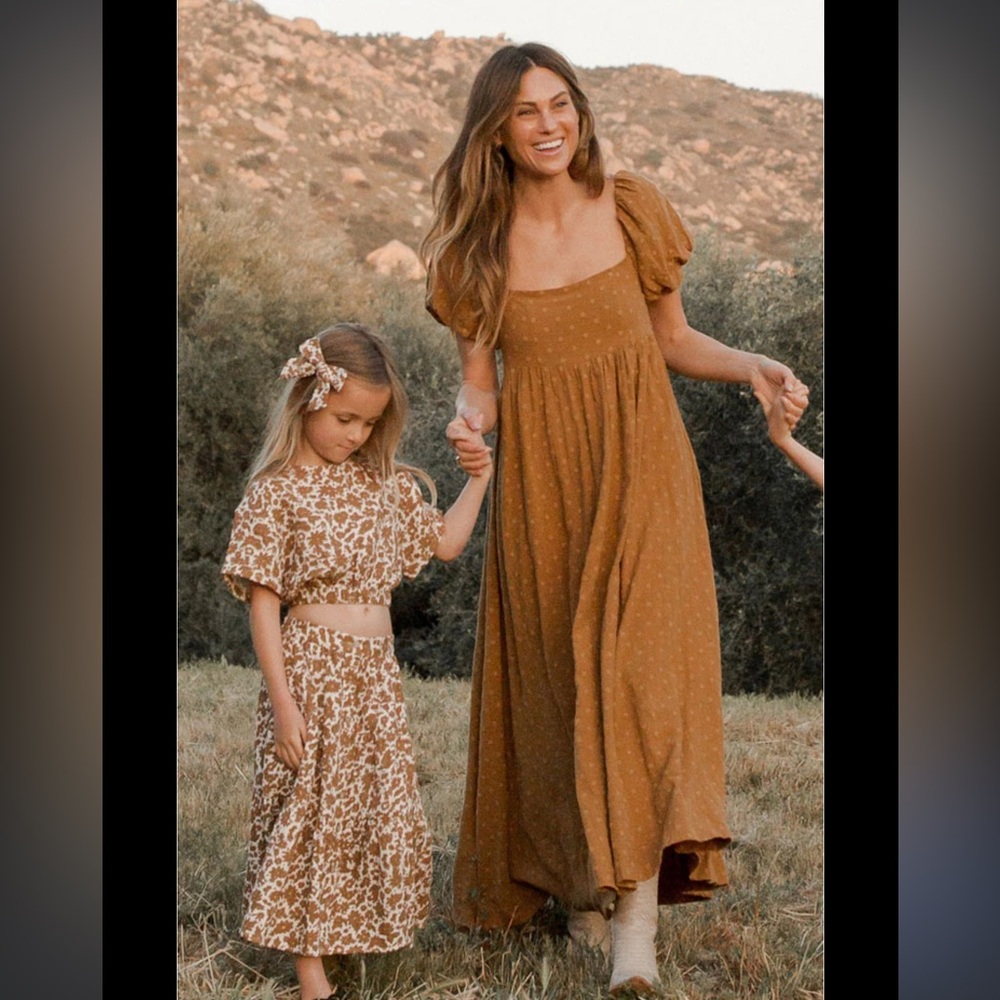 Dark Orange Dress | Rylee and Cru